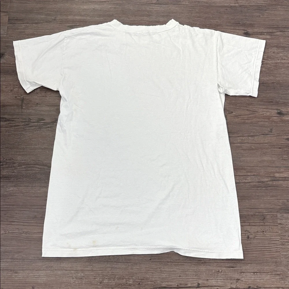 VINTAGE 1990S WHITE TIGER ANIMAL GRAPHIC SHORT SLEEVE TSHIRT MENS 2XL - Picture 10 of 11